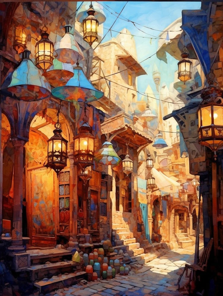 Grand Bazaar Kapal Pixel Art 9