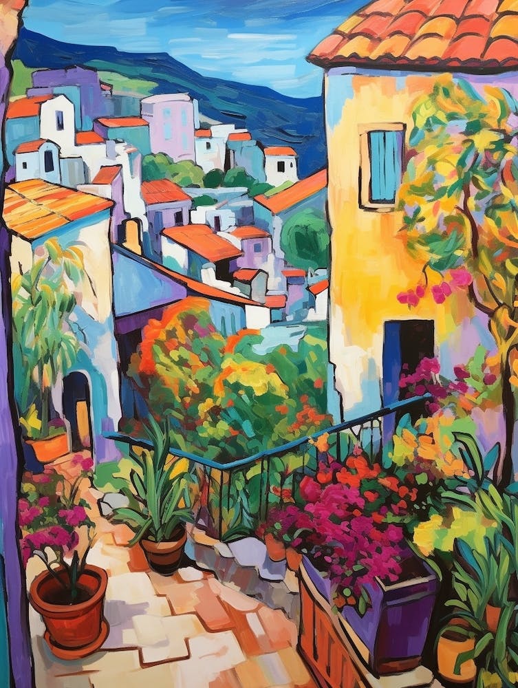 Taormina Italy 3 Fauvist Painting