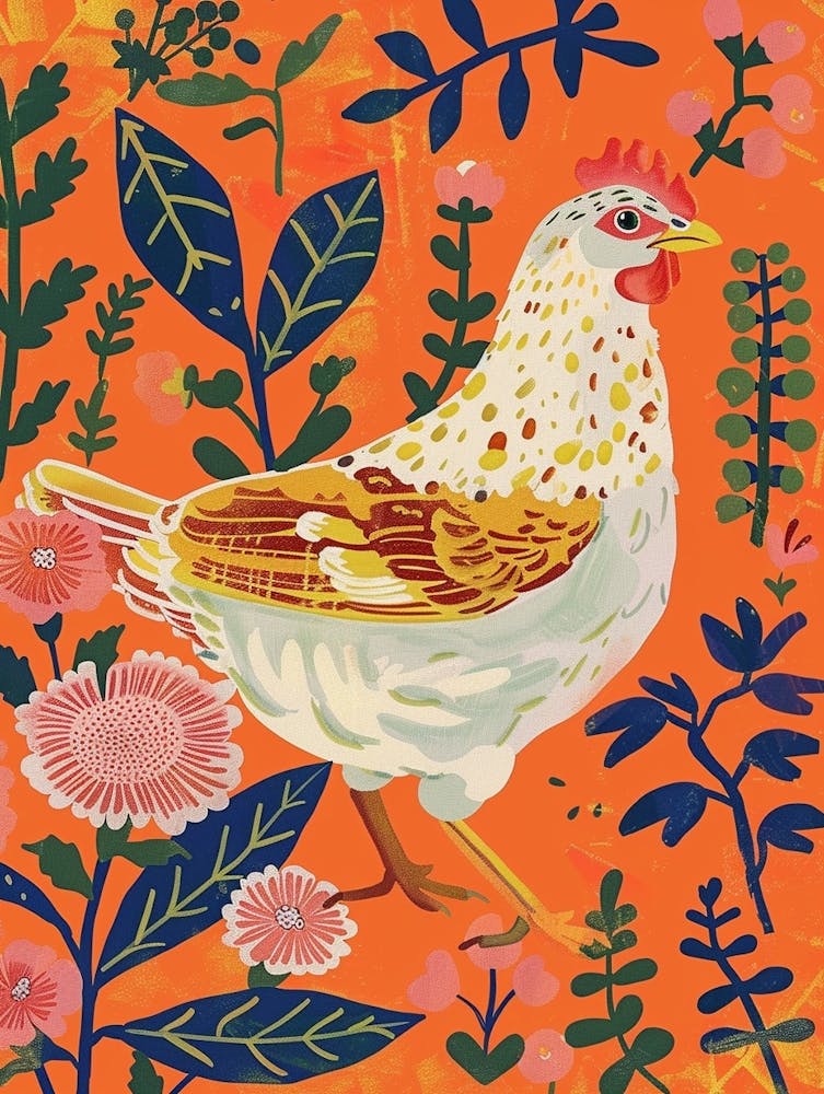 Spring Birds Chicken 7