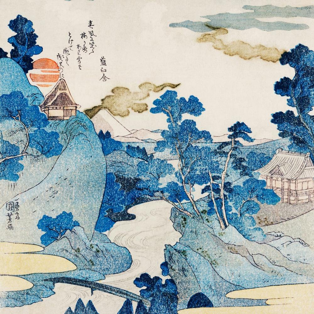 An Evening View Of Fuji, Utagawa Kuniyoshi