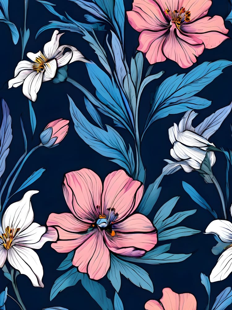 Seamless Floral Pattern 24
