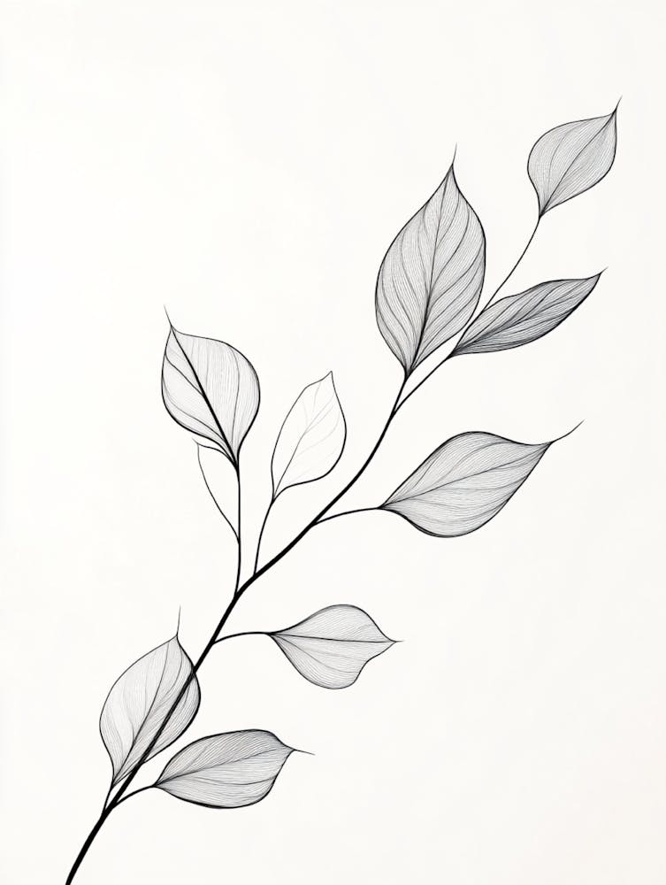 Leaves On A Branch 1