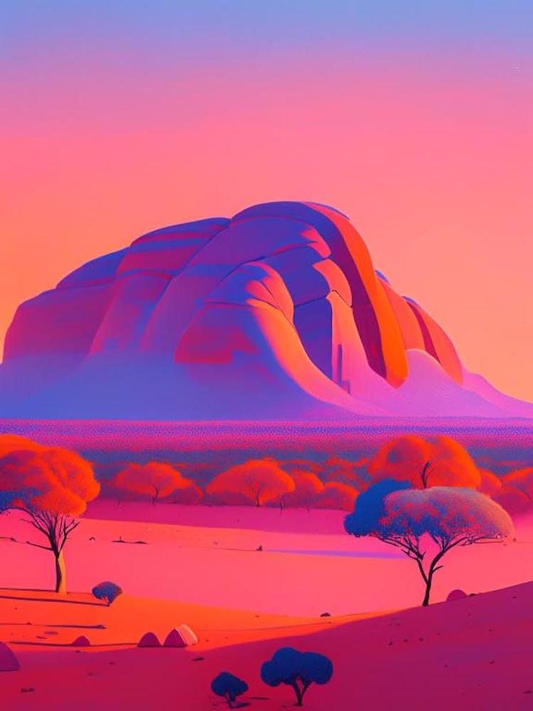 Uluru Dreamy Sunset 3