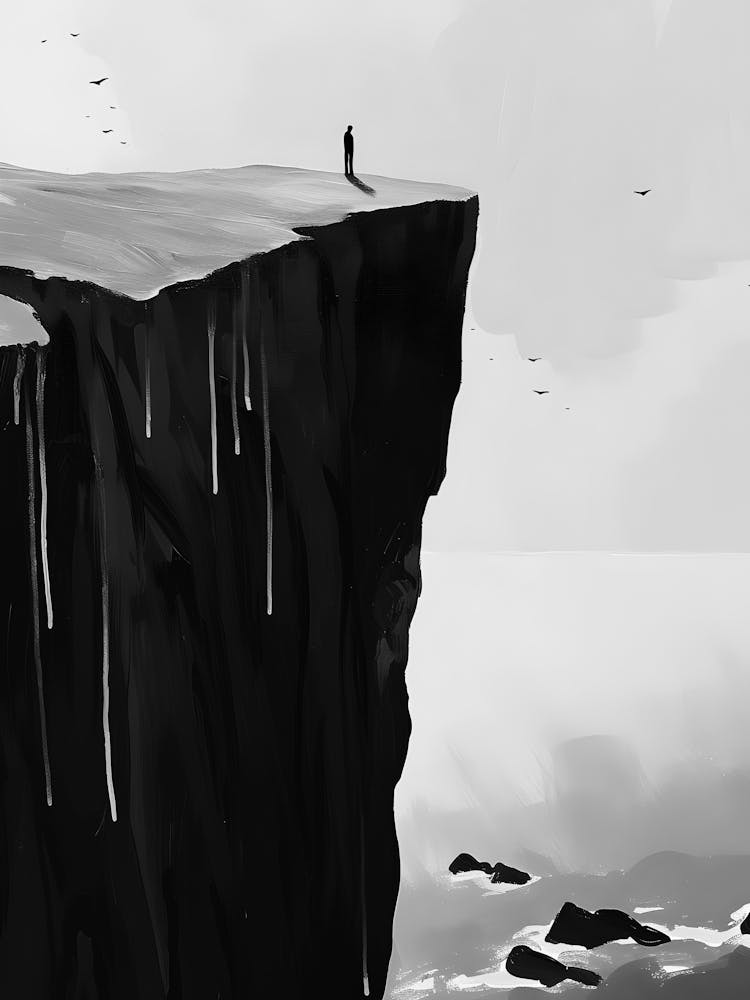 Black And White Painting 106