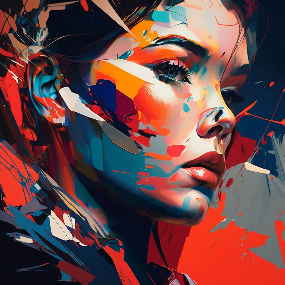 Abstract Beauty Fine Art Style Portrait, Salon 2