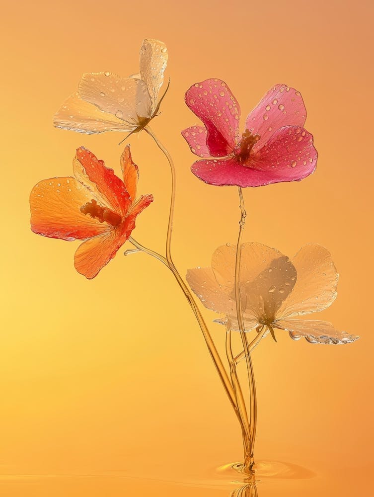 Flowers In Water 1