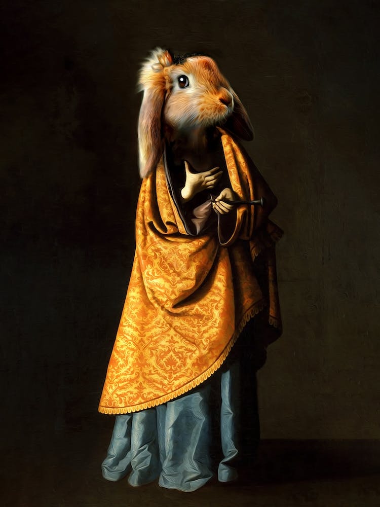 Graceful Gracia The Rabbit Pet Portraits