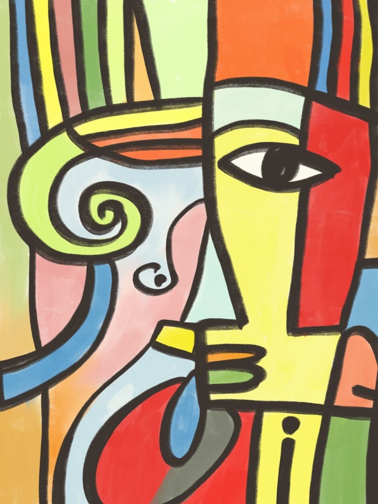 Egyptian statue portrait