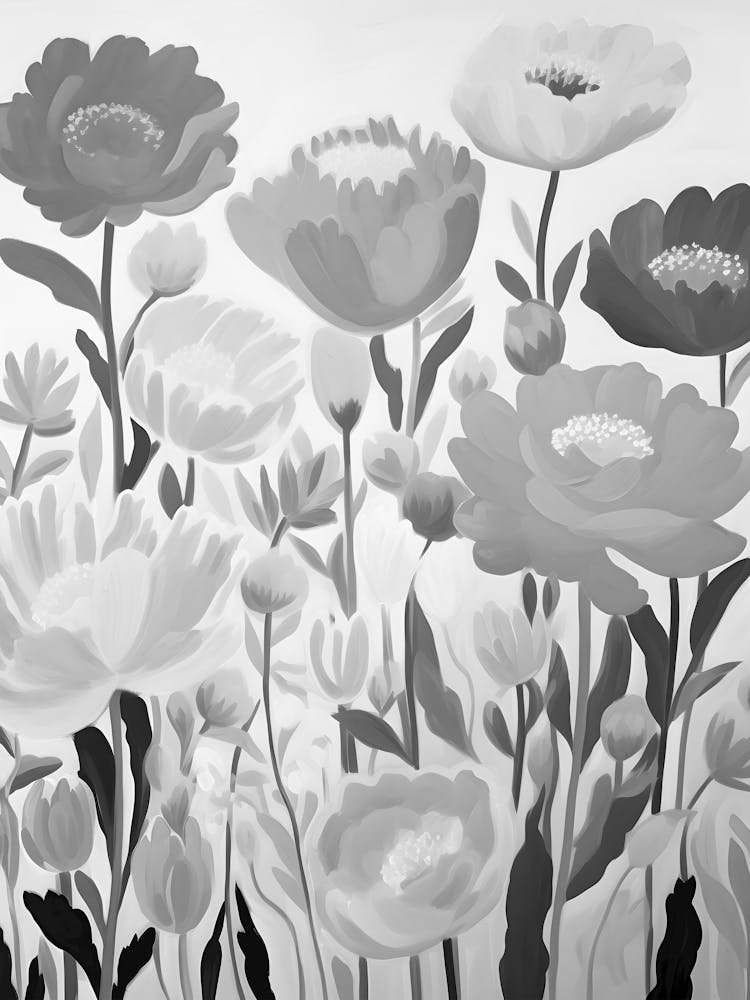 Black And White Flowers 116