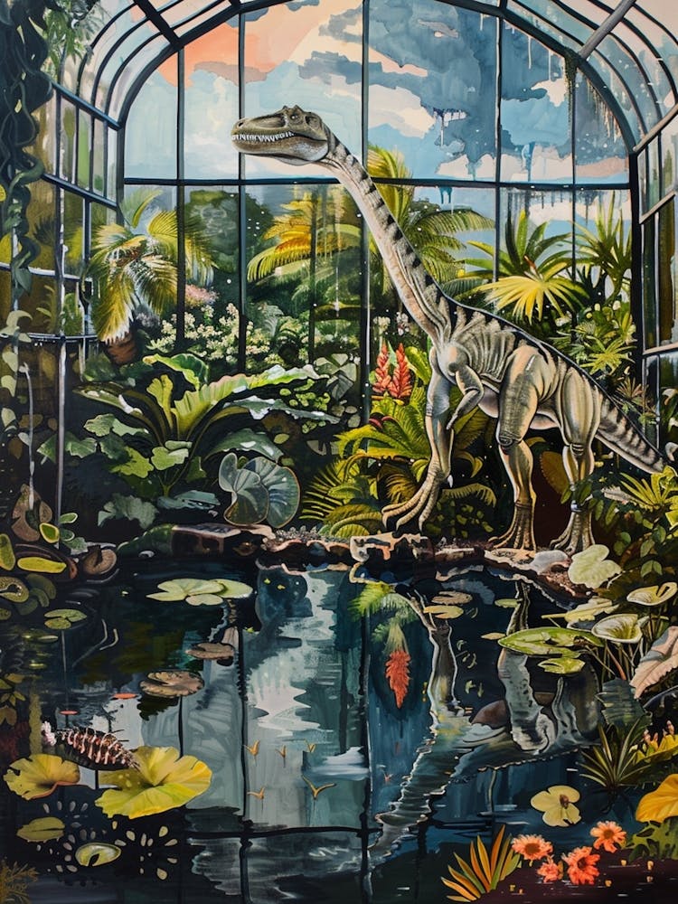 Dinosaur In The Glass Greenhouse 2