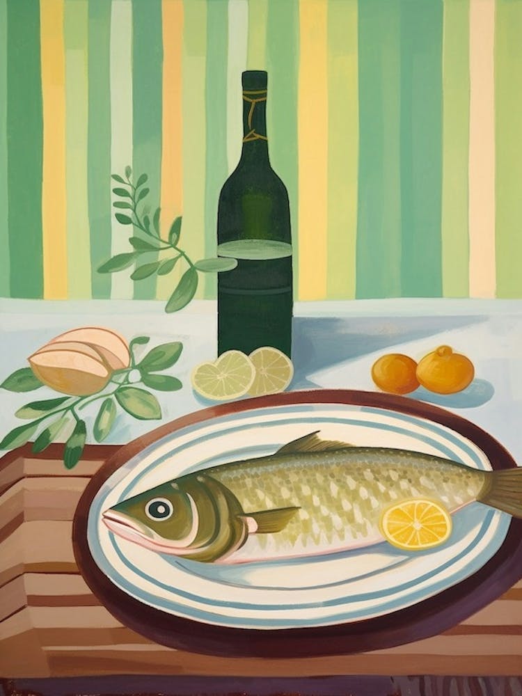 Cod 4 Italian Still Life Painting