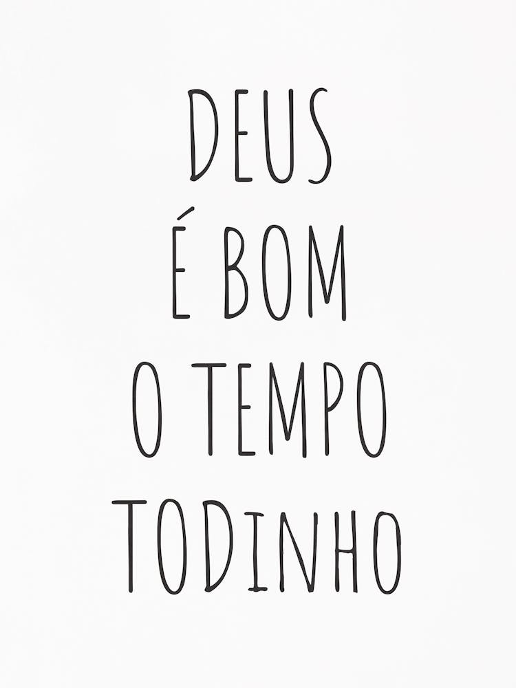 Deus É Bom O Tempo Todinho