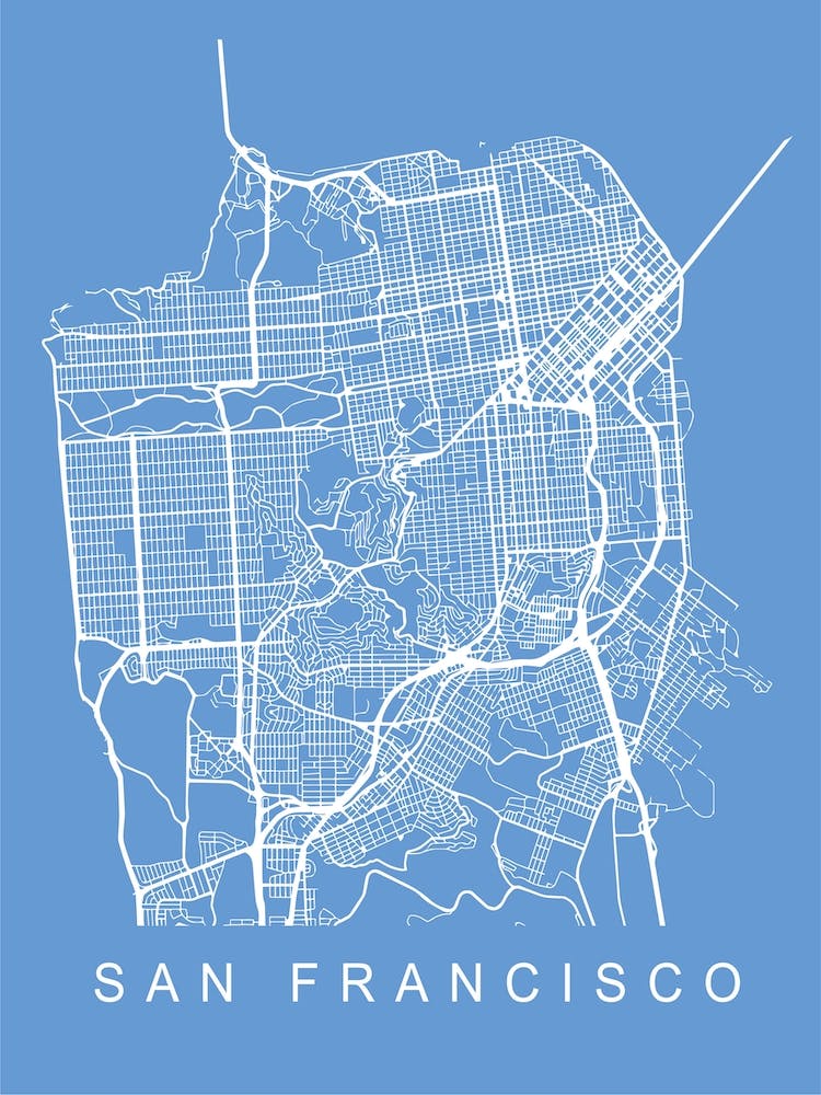 San Francisco Map Blueprint