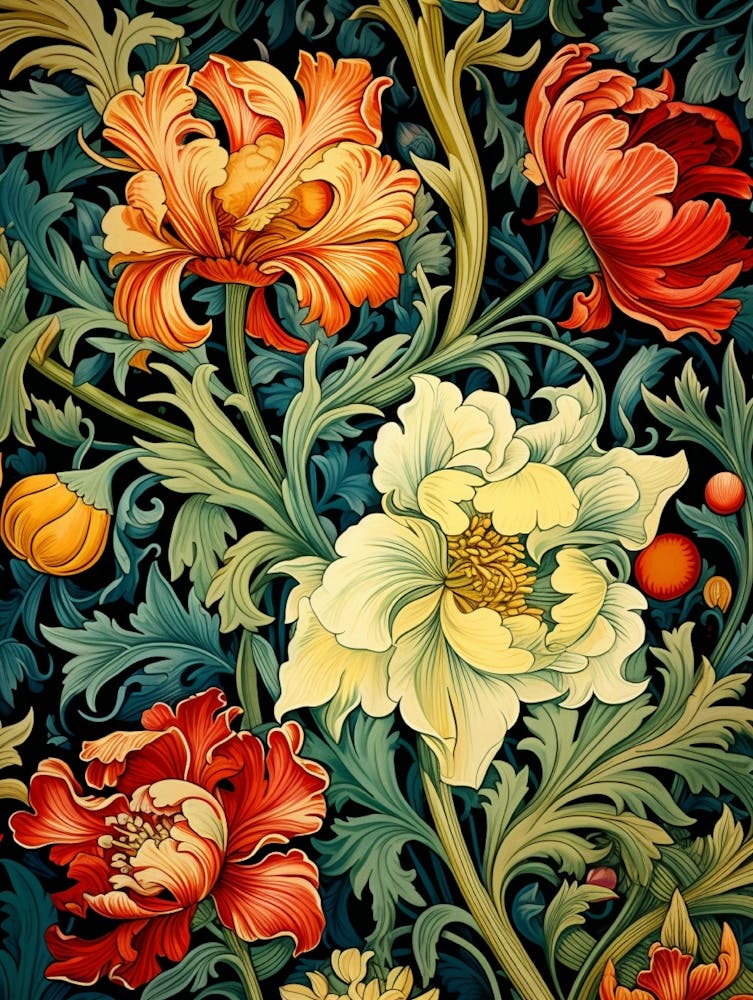 Papier Peint Floral 72