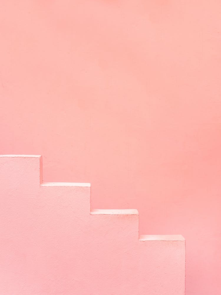Pink Steps Of Muralla Roja