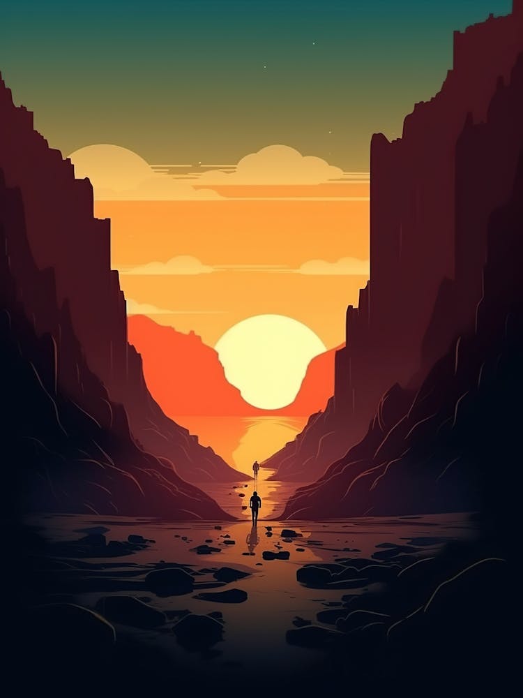 Sunset In The Mountains 8