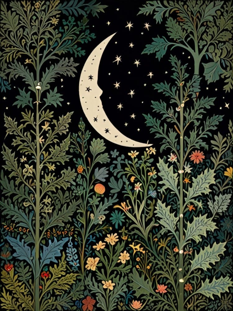 William Morris Moon In The Forest 10