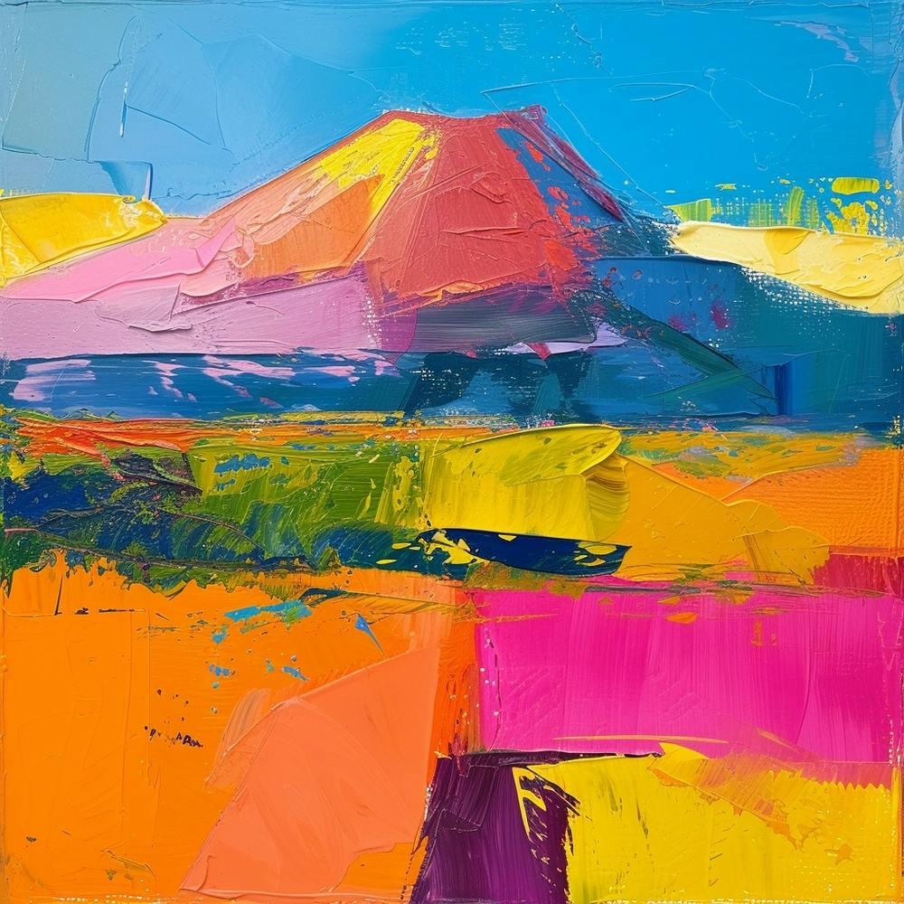 Abstract Travel Collection Mount Kilimanjaro Tanzania 2