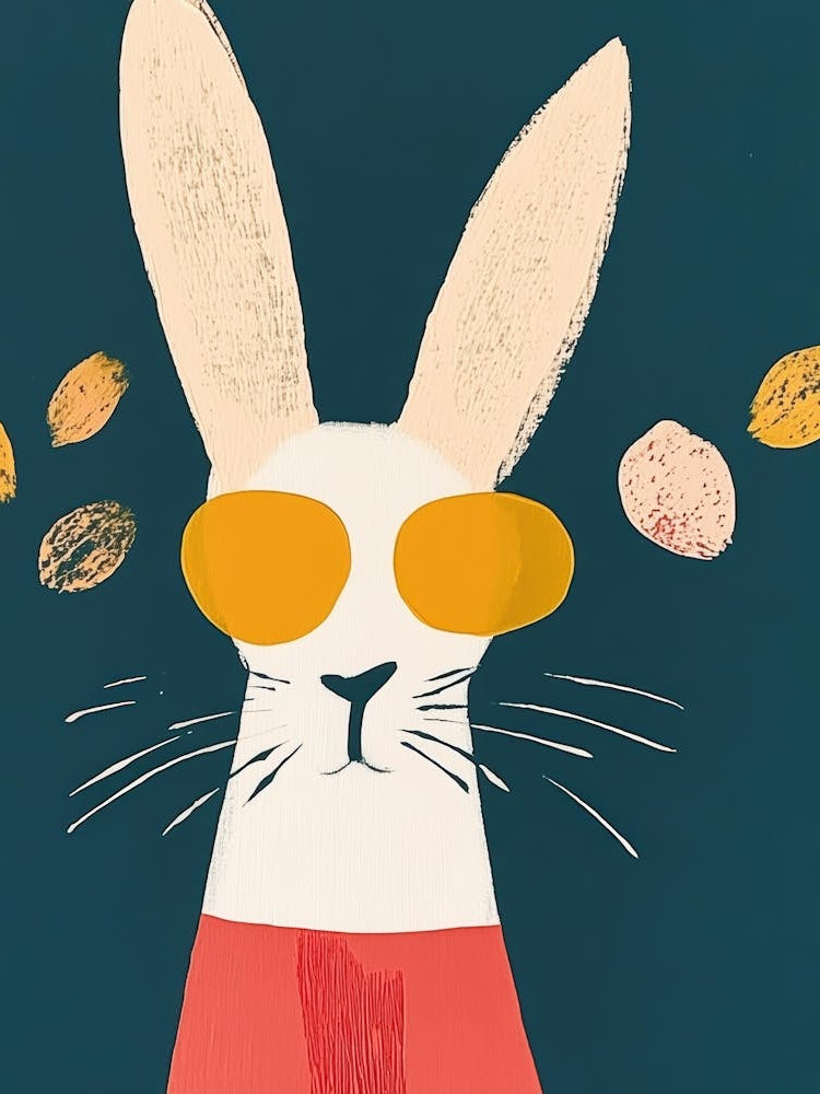 Bunny With Sunglasses