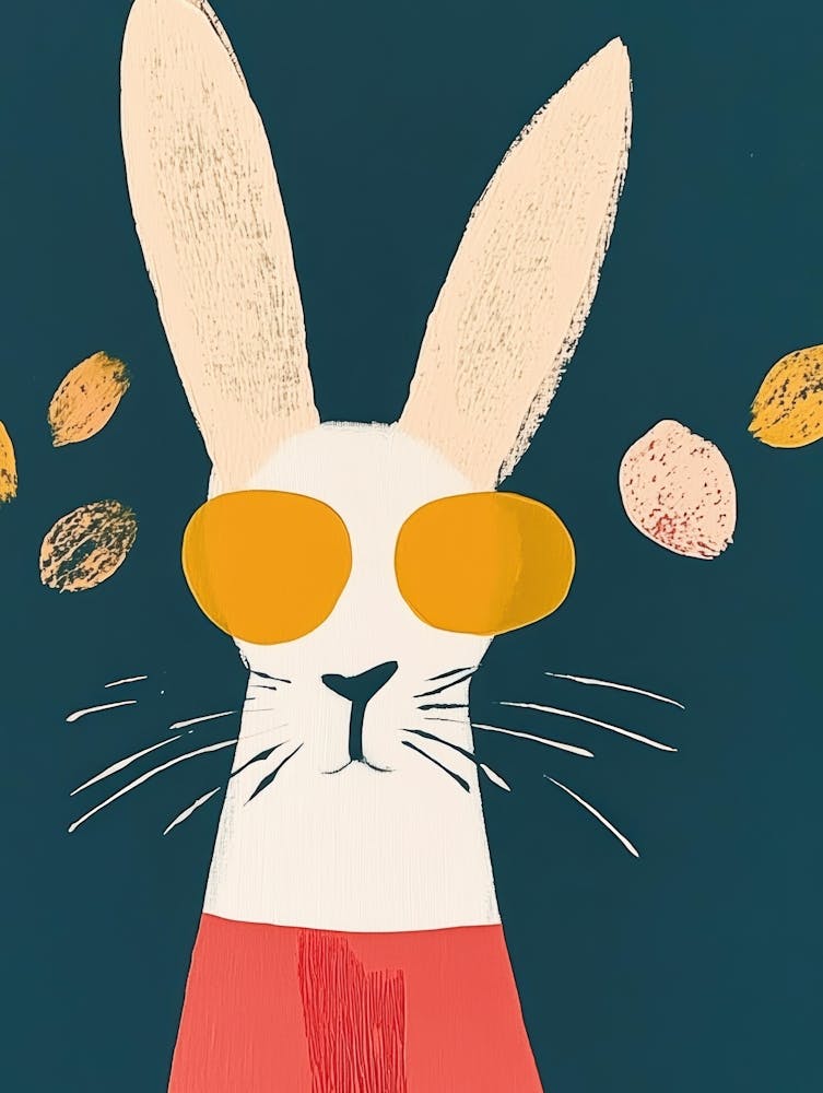 Bunny With Sunglasses
