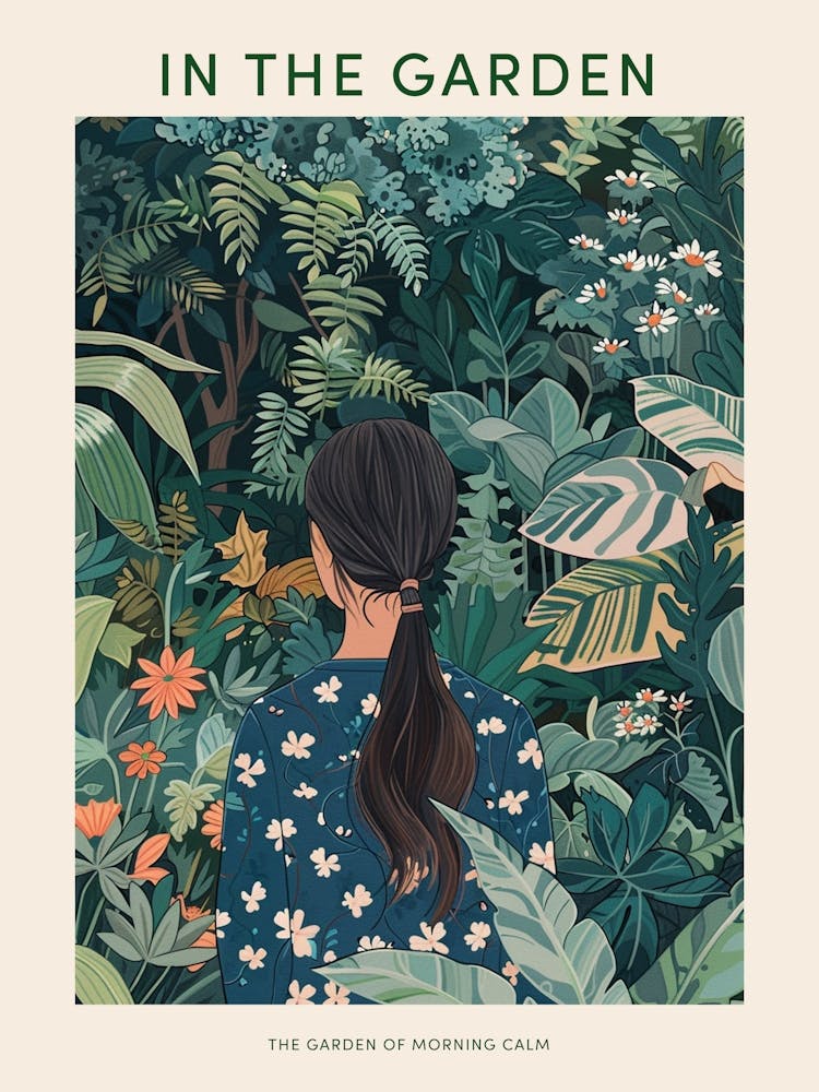 In The Garden Poster The Garden Of Morning Calm South Korea 2