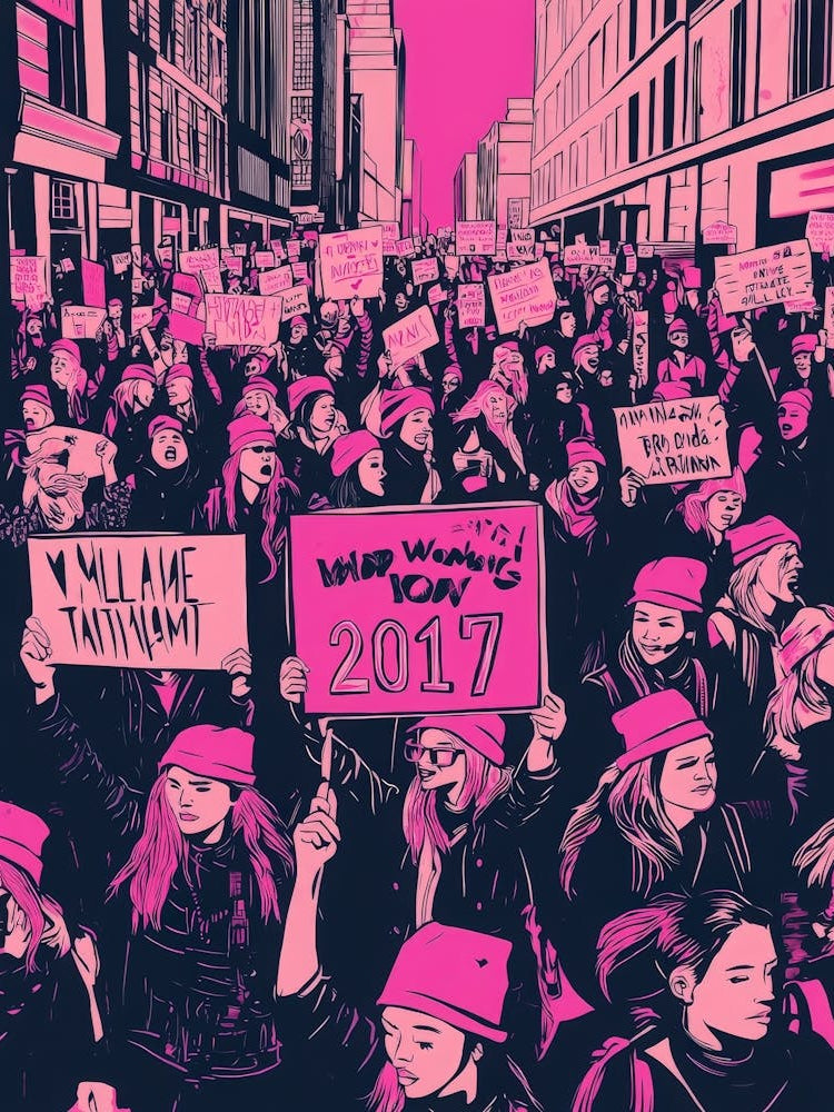 Aihrgdesign A Powerful Activist Poster Depicting The 2017 Wom 6d65937f 9f4f 434f 9c35 5a63992bb5eb 0