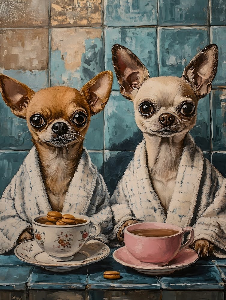 Chihuahuas At The Spa 1