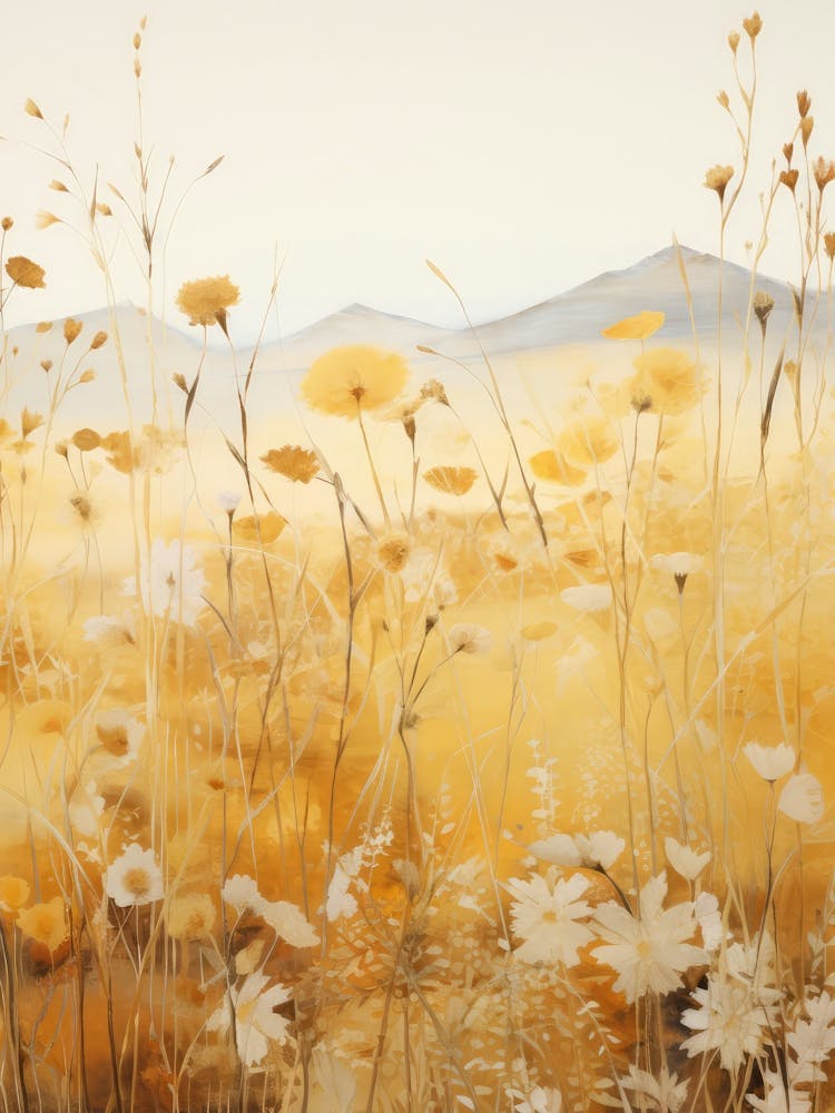 Warm Spring Flowers Vintage