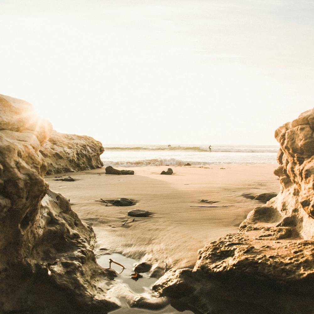 Sun Kissed Shoreline Square