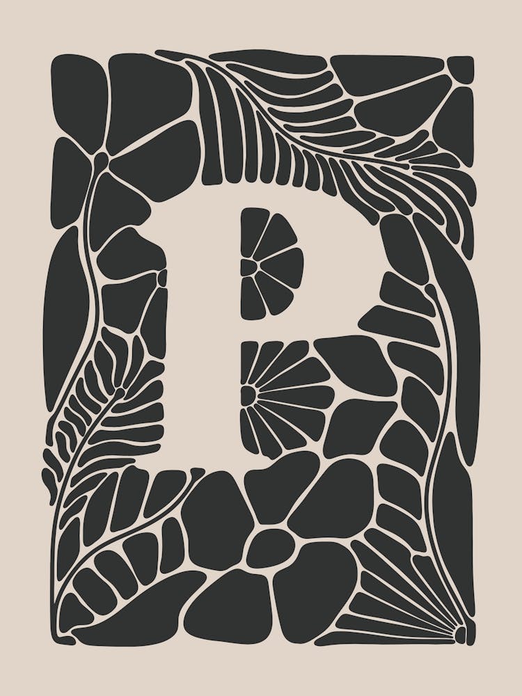 Botanischer Buchstabe P Nr. 0756