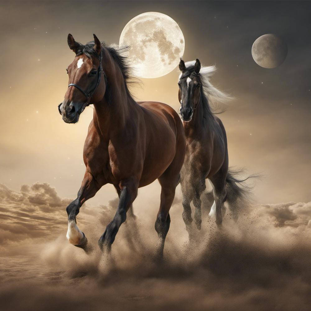 398555 Chevaux Arabes De Race Pure Avec La Nature Et La L Xl 1024 V1 0