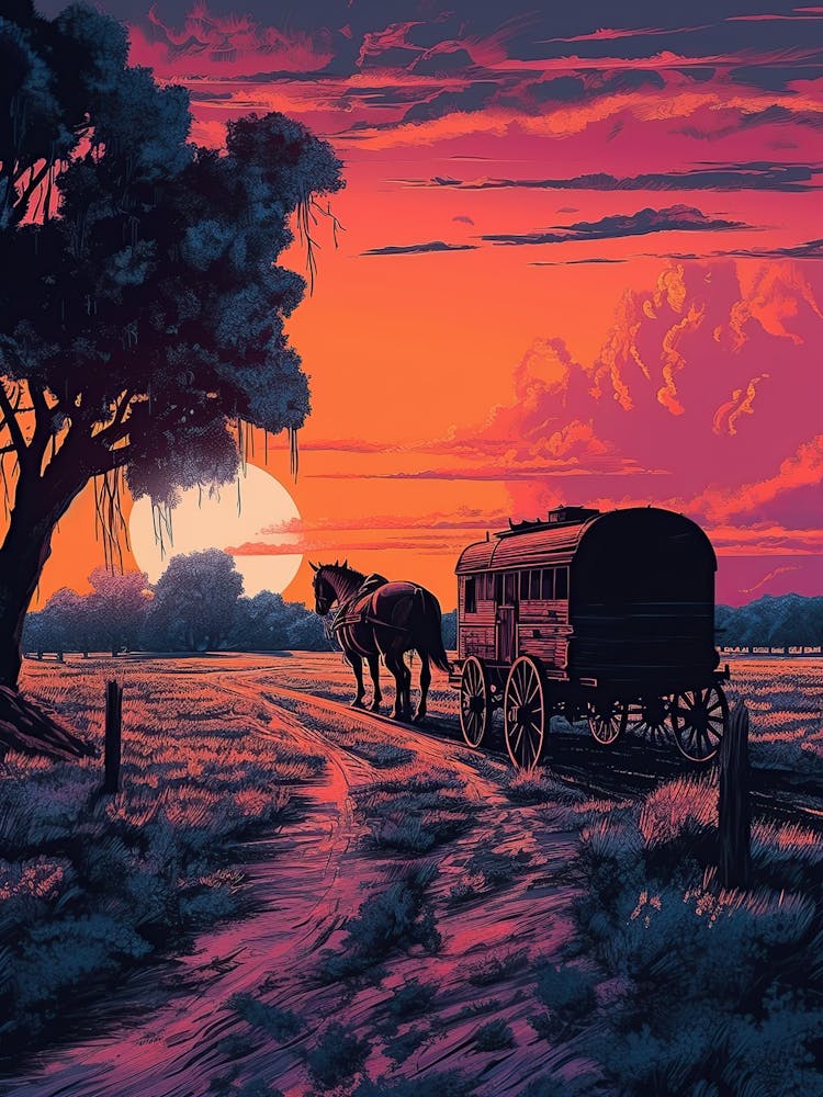 Sunset In The Country 1