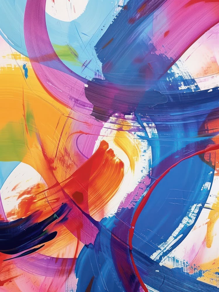 Rainbow Paint Brush Strokes 14