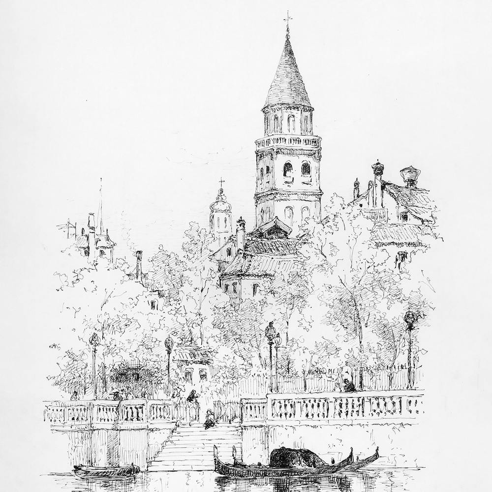 San Moise e Giardinetto, Venice - Andrew Fisher Bunner 1