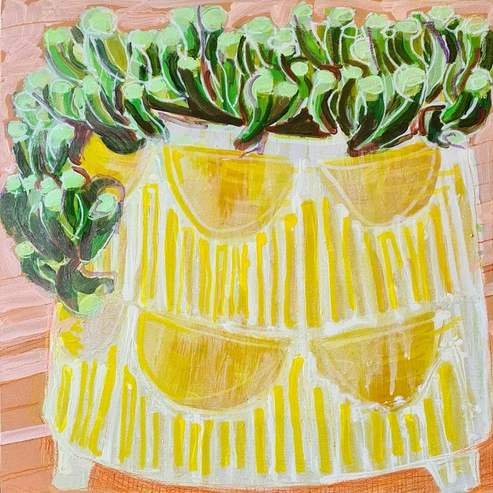 Succulent In The Kitchen Still Life