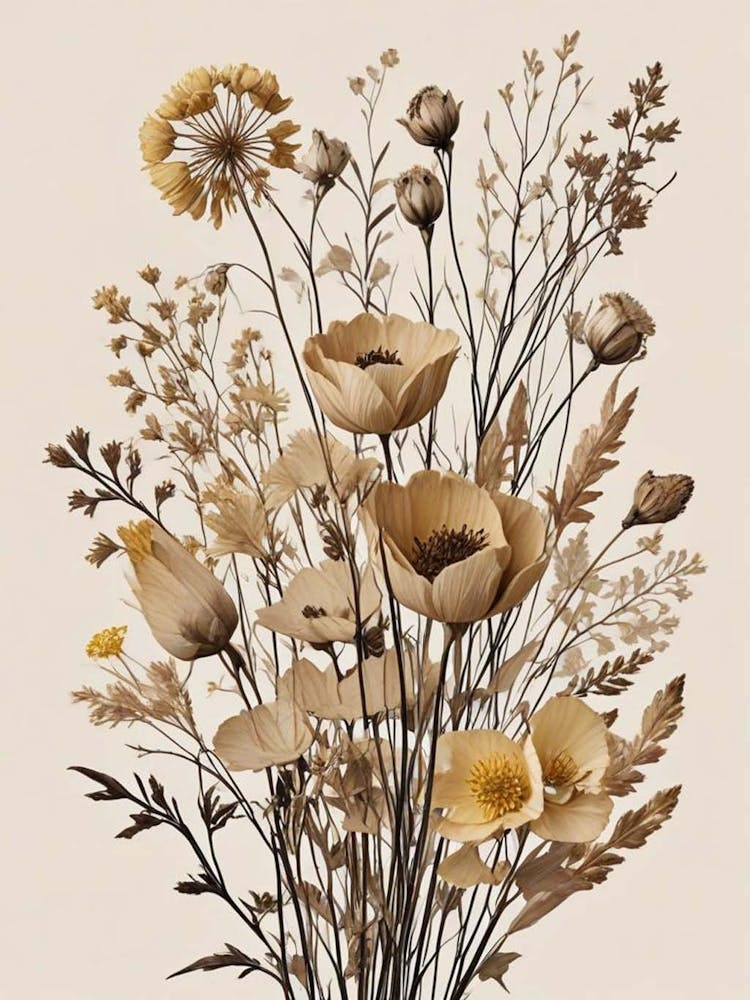 Fleurs Sechees, Dried Flowers Exhibition Poster 23 (8)