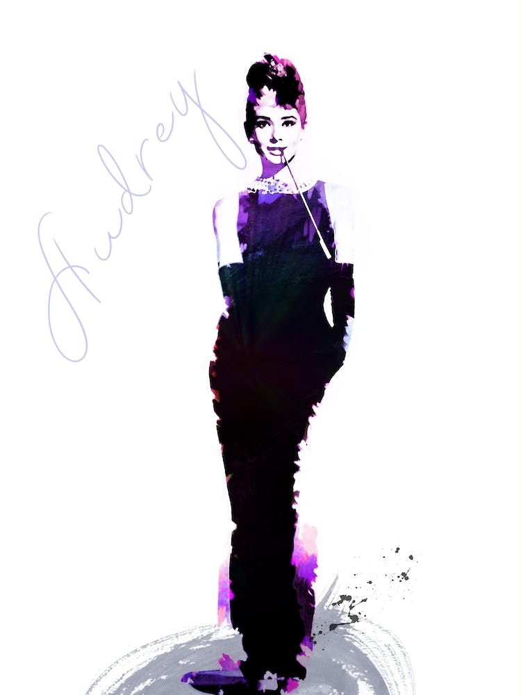 Audrey in Purple