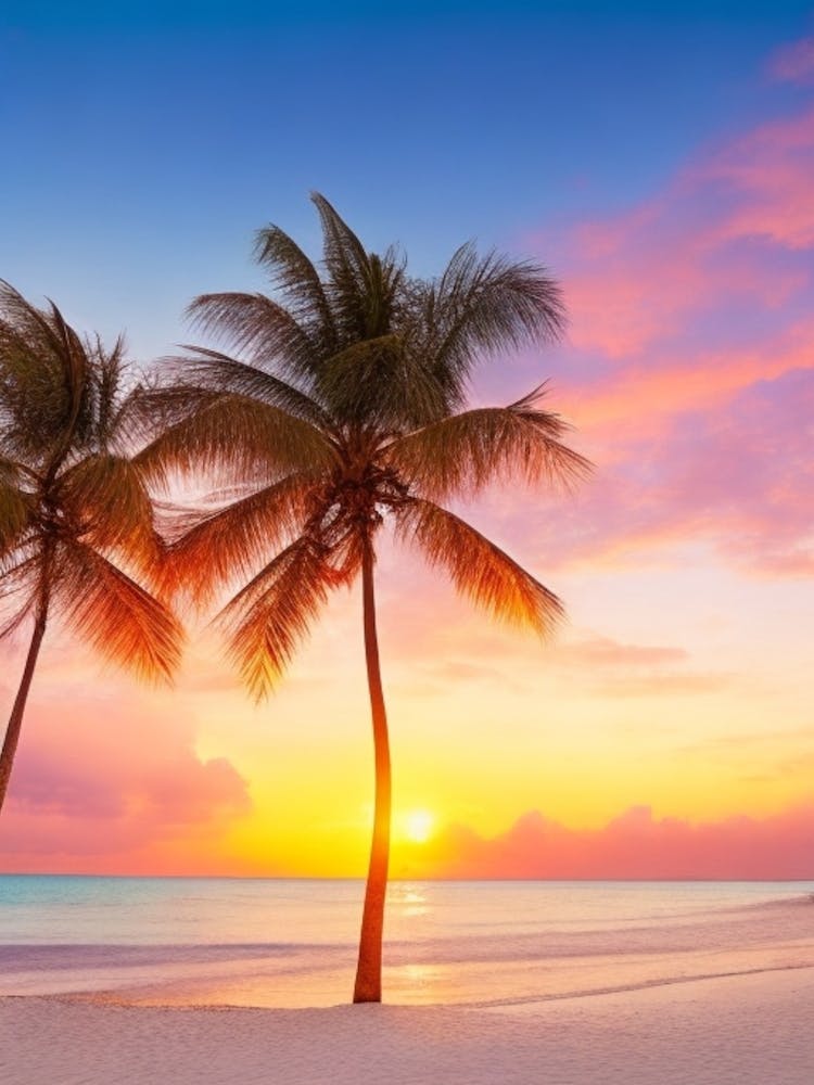 Sunset on a Tropical Beach 8