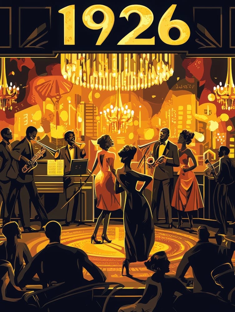 Aihrgdesign A Vintage Entertainment Poster Capturing The Live A56643c3 09d7 4279 9e23 96c8237e699a 1
