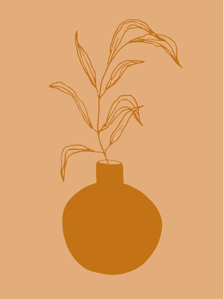 Pflanze In Einer Vase 1