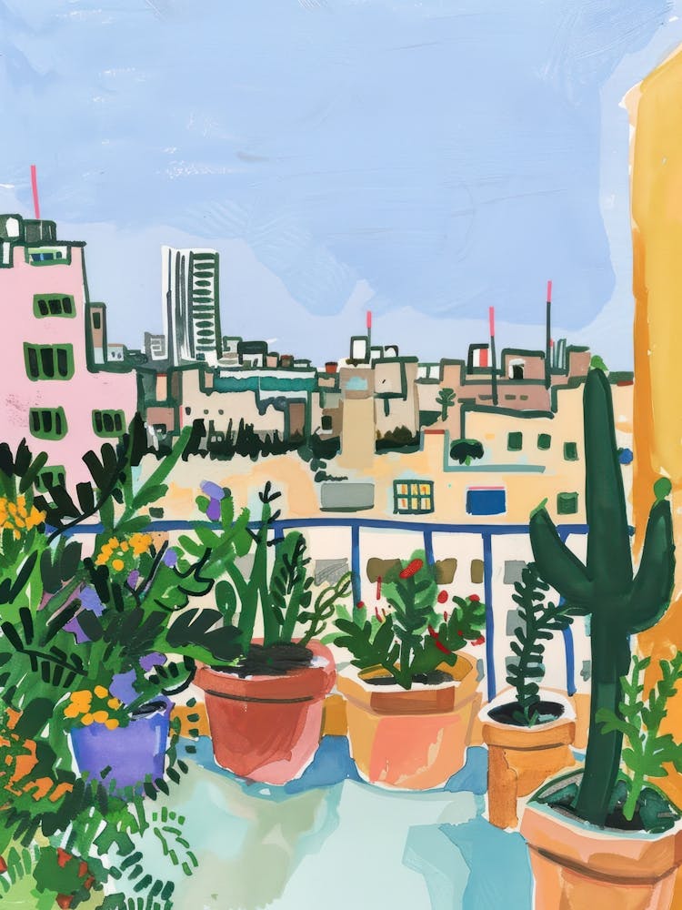 Travel Poster Happy Places Tel Aviv 2