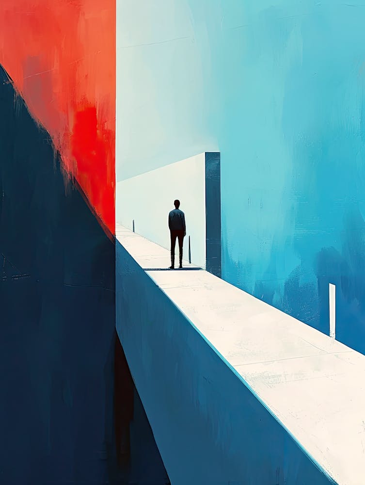 Man On A Bridge, Minimalism