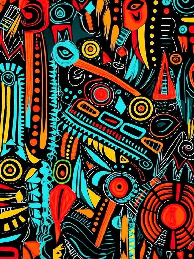 African Fabric Swatch 1