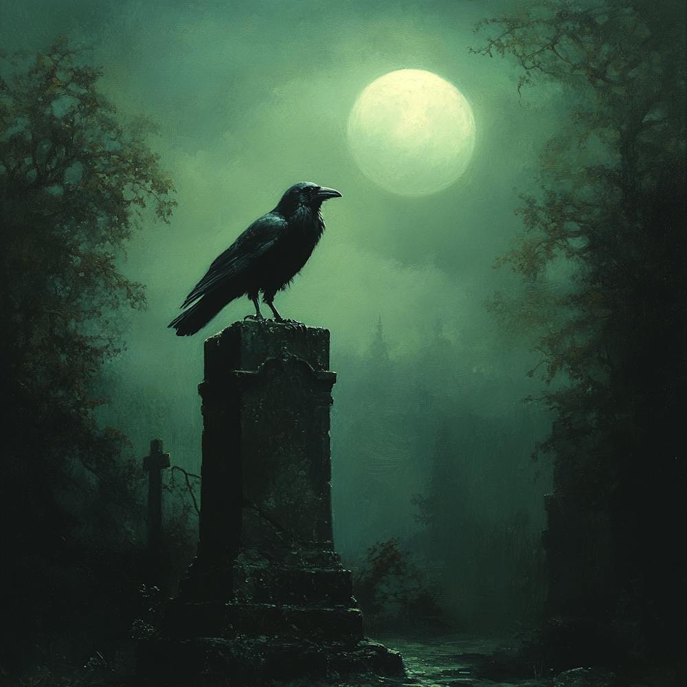 Crow In The Cemetery