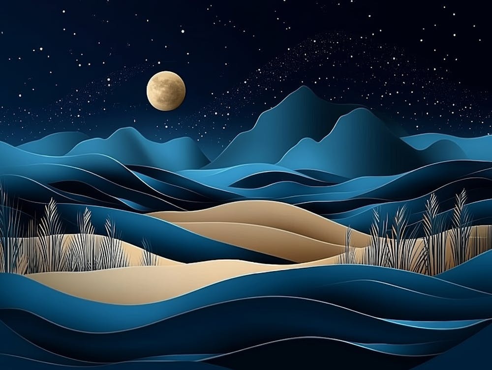 Nachtlandschaft 1