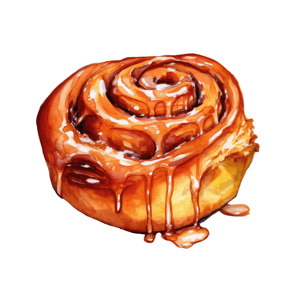 Glazed Cinnamon Bun