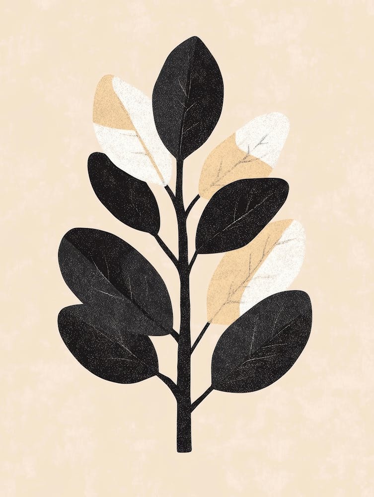 Abstract Leaves Canvas Print 14