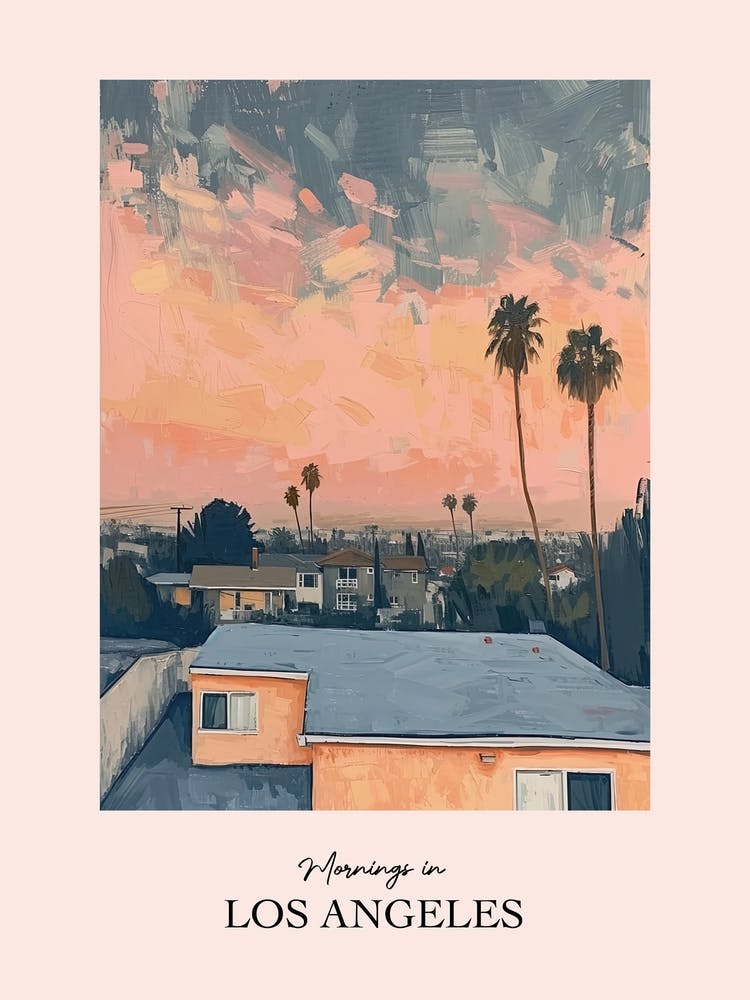 Mornings In Los Angeles Rooftops Morning Skyline 2