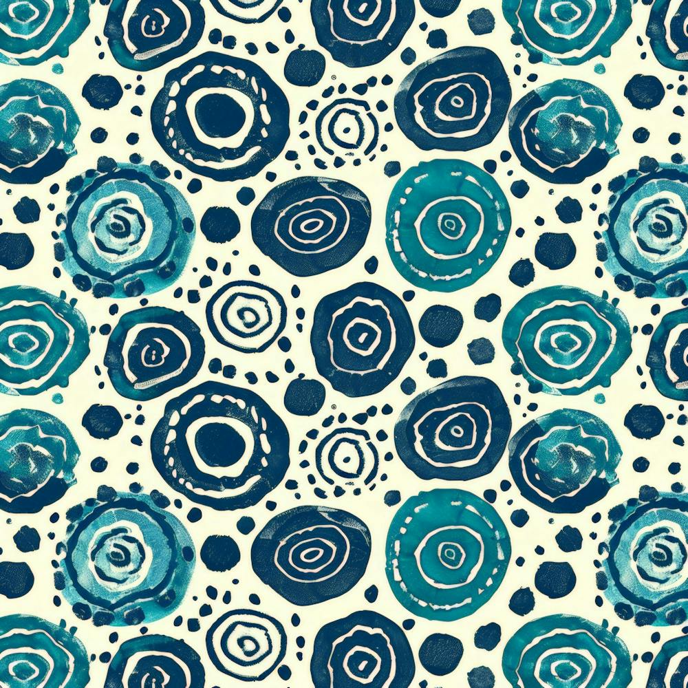Blue Circles 27