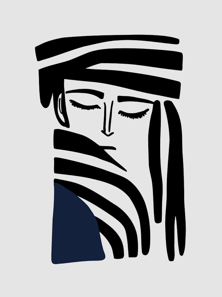 Face In Contemplation